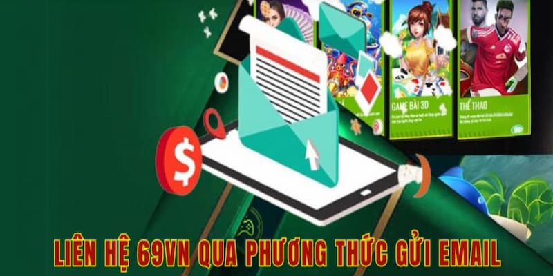 Hỗ trợ xử lý các vấn đề thông qua các kênh email của 69VN