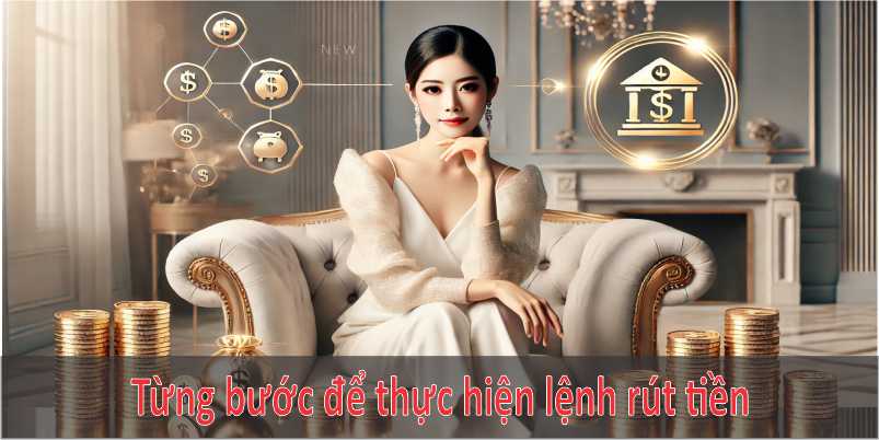 Từng bước để bạn thực hiện lệnh rút tiền 69VN